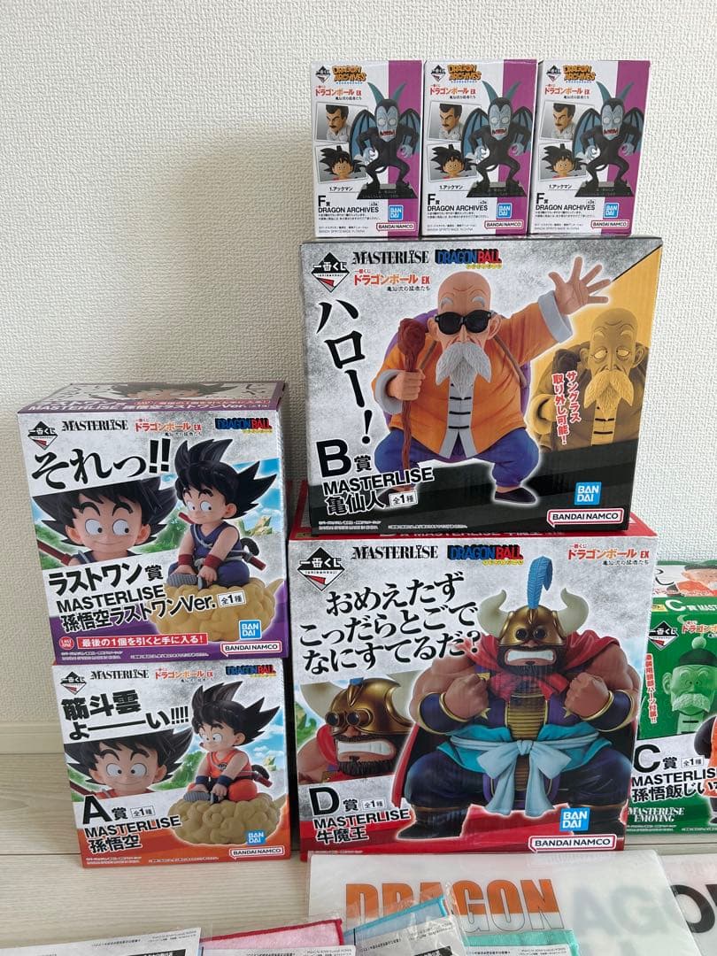 一番くじ　ドラゴンボールEX 亀仙流の猛者たち　ABCDF ラストワン