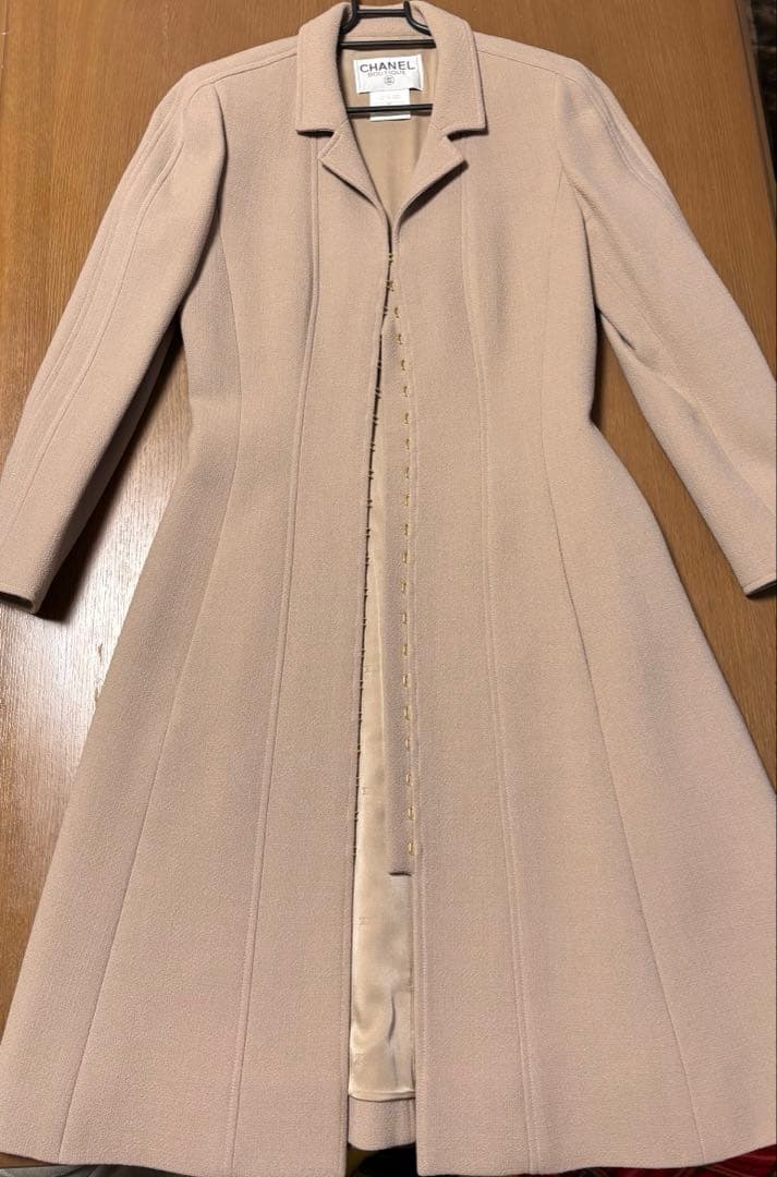 CHANEL チェスターコート　ベージュ