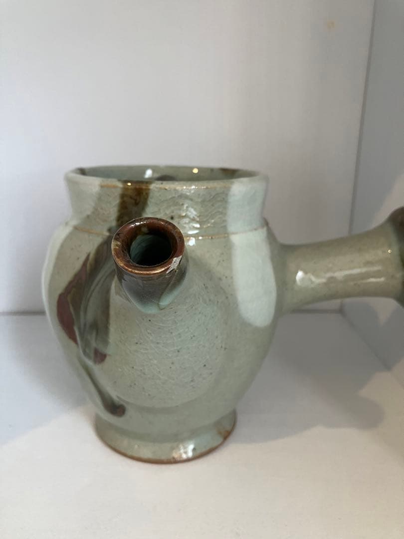 武内晴二郎　武内真木　倉敷堤窯　流掛急須　民藝