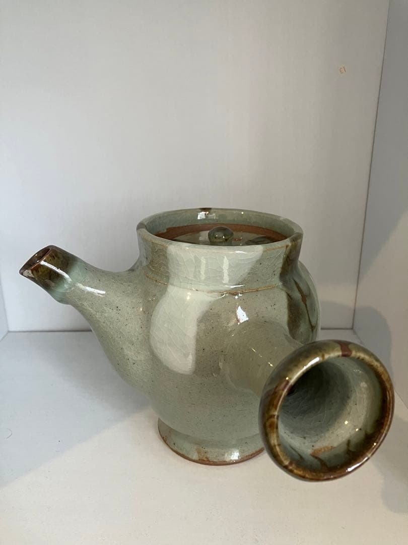 武内晴二郎　武内真木　倉敷堤窯　流掛急須　民藝