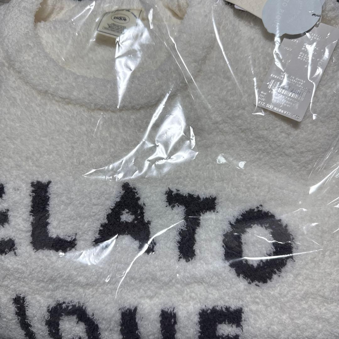 gelato pique パウダーロゴジャガードプルオーバー＆ロングパンツセット