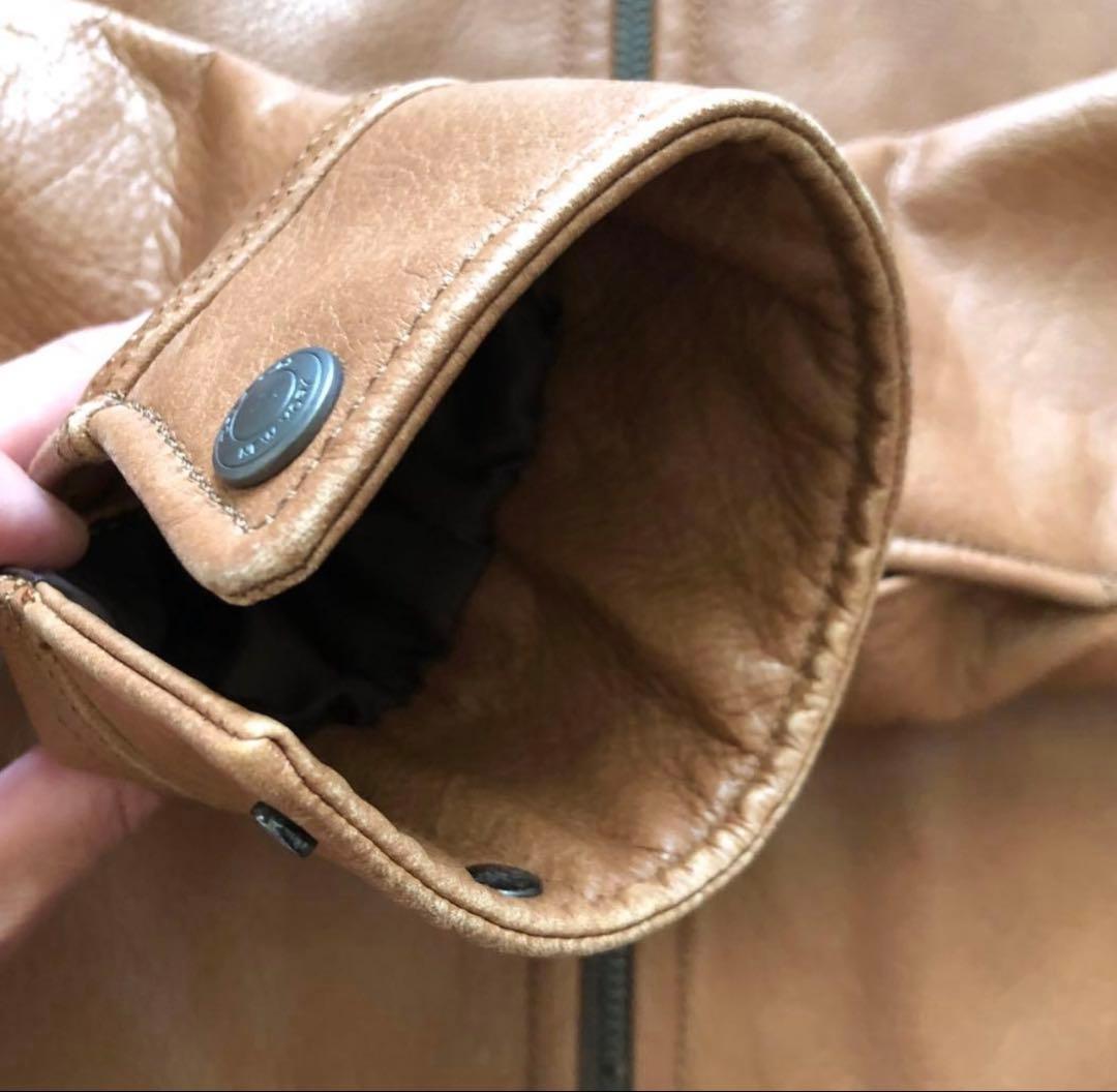 COACH レザージャケット キャメル 牛革 XS メンズ　レディース