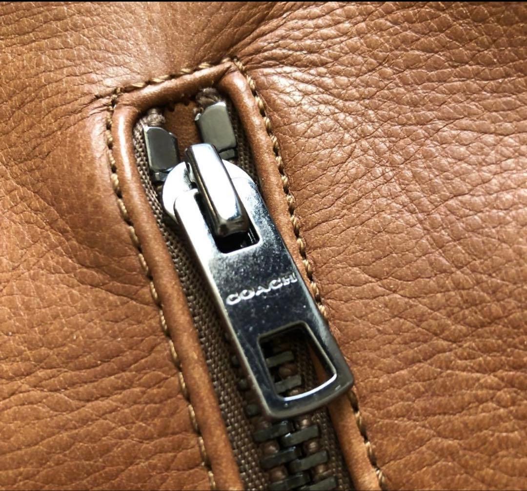 COACH レザージャケット キャメル 牛革 XS メンズ　レディース