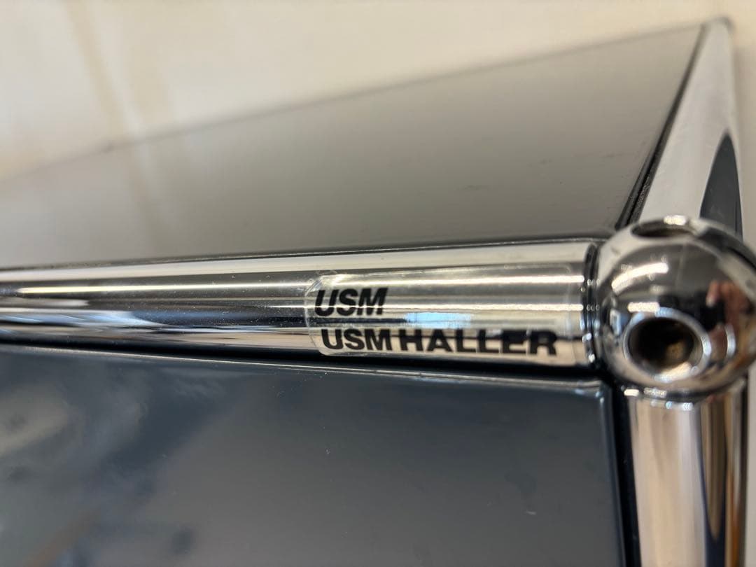 【奥行500】USMハラー 1列3段 補強仕様 キャスター付　ヴィンテージ