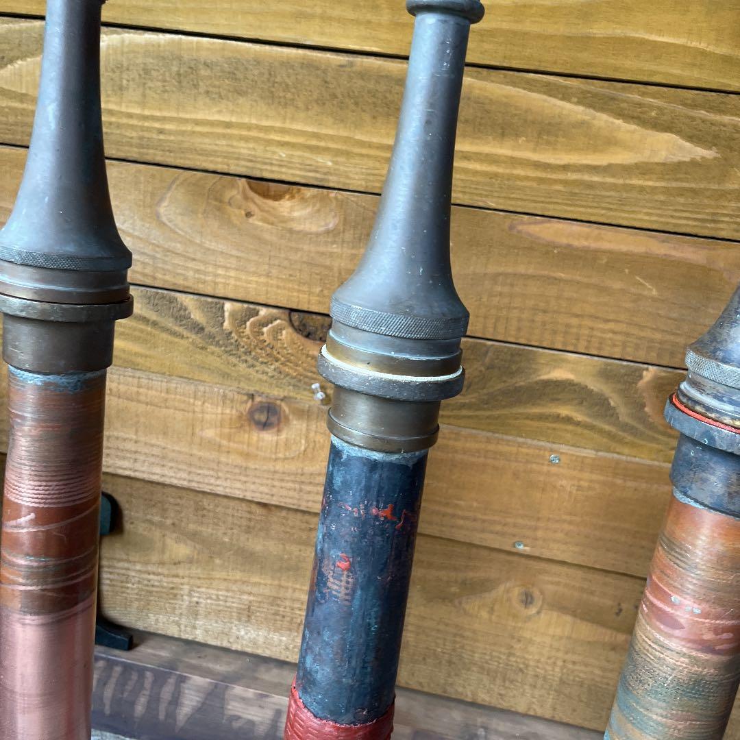 アンティーク消火ホース先　　　一本の価格です。