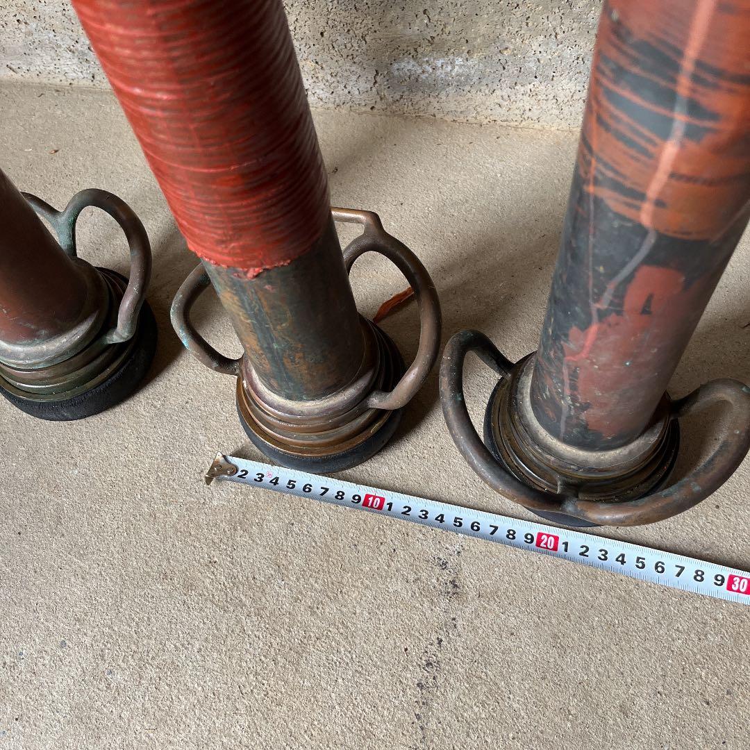 アンティーク消火ホース先　　　一本の価格です。