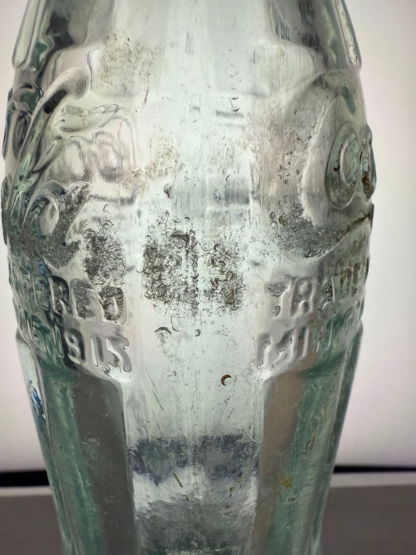 C2 1920年代　コカコーラ コンツァーボトル ライトグリーン 瓶