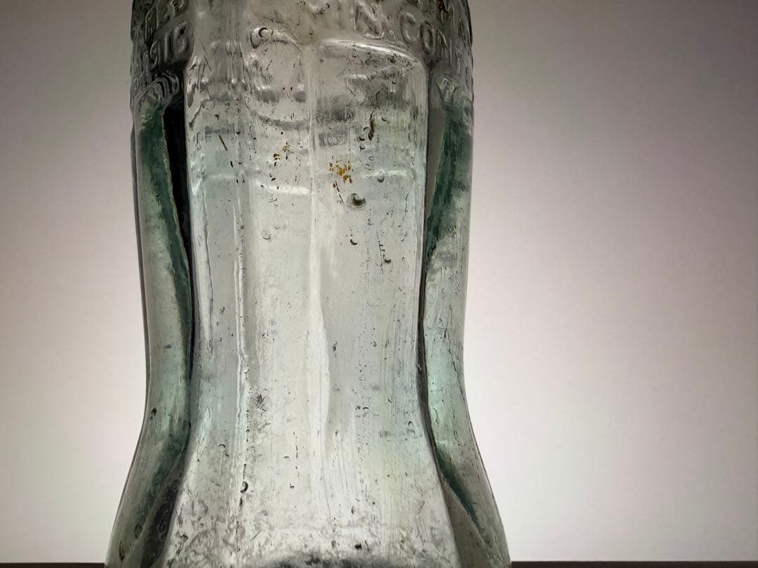 C2 1920年代　コカコーラ コンツァーボトル ライトグリーン 瓶