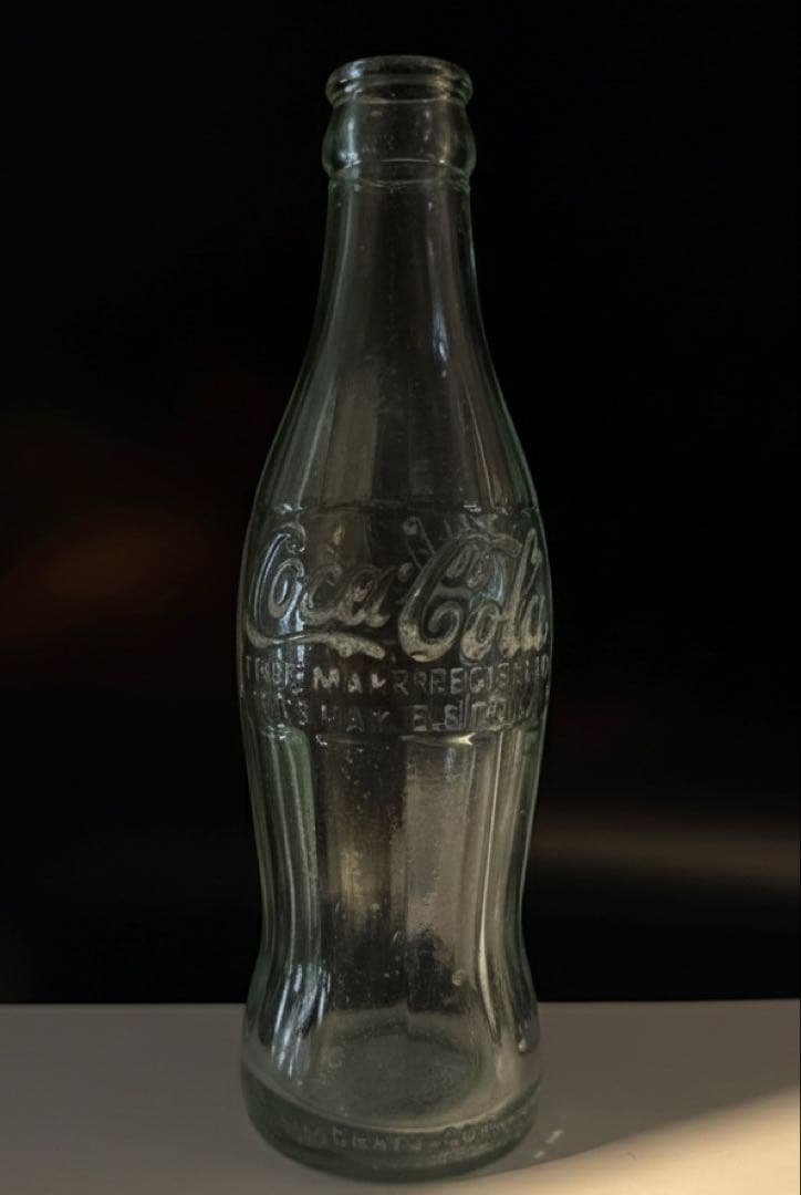 C2 1920年代　コカコーラ コンツァーボトル ライトグリーン 瓶