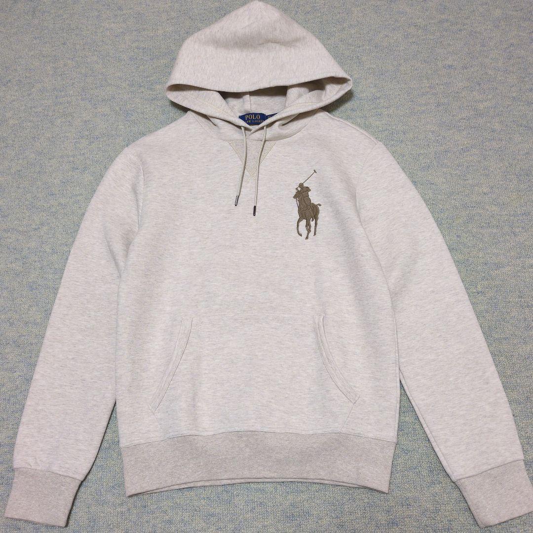 ポロラルフローレン ビッグポニー パーカー プルオーバー ベージュ XS