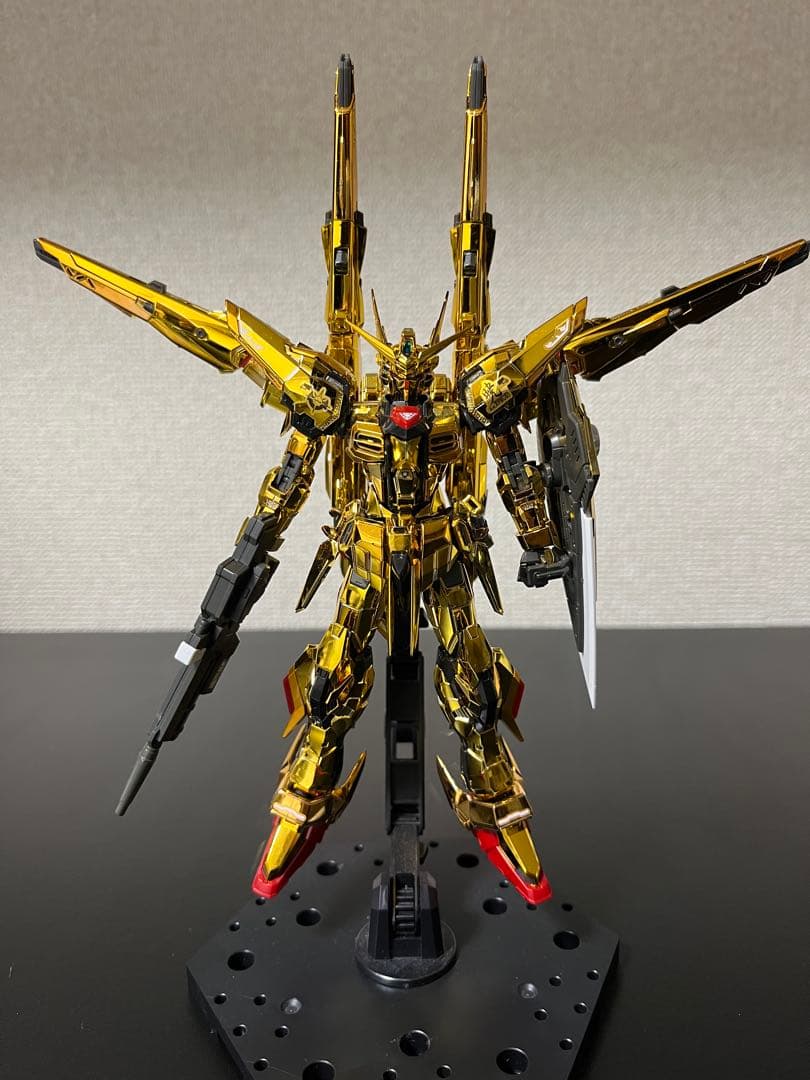 RG アカツキガンダム　素組み　オオワシ＆シラヌイ　その他セット