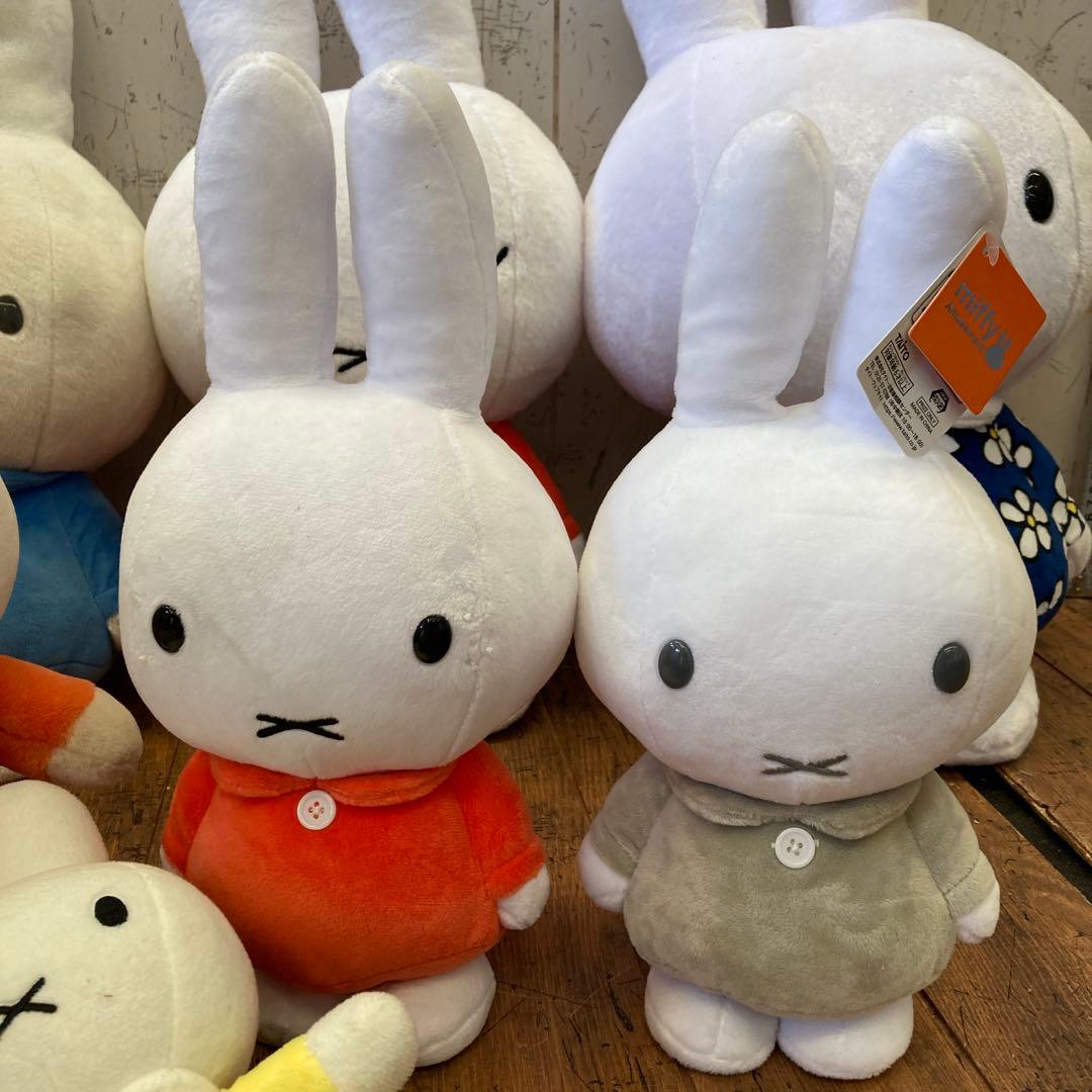 セキグチ レトロ ミッフィー ウサギ ラビット ぬいぐるみ 10体セット 人形