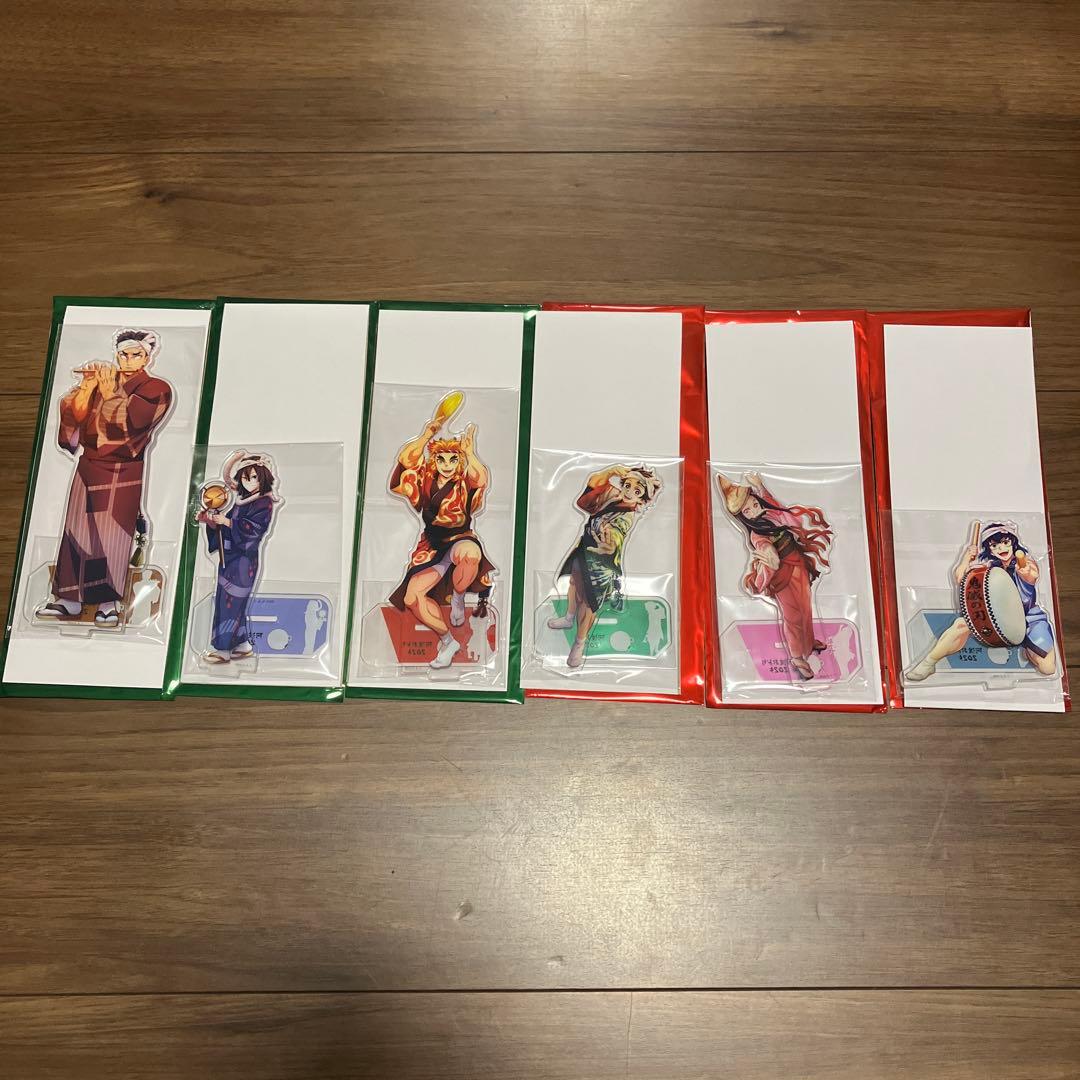 鬼滅の刃　阿波踊り2025 アクスタ　アクリルスタンド　6体セット　煉獄　炭治郎