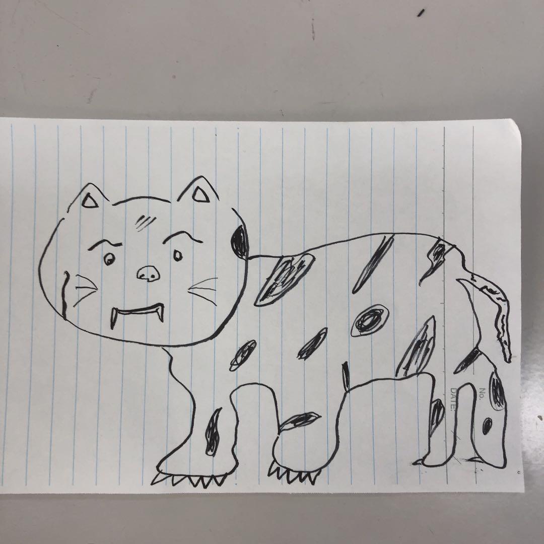 うろおぼえで描いたトラ