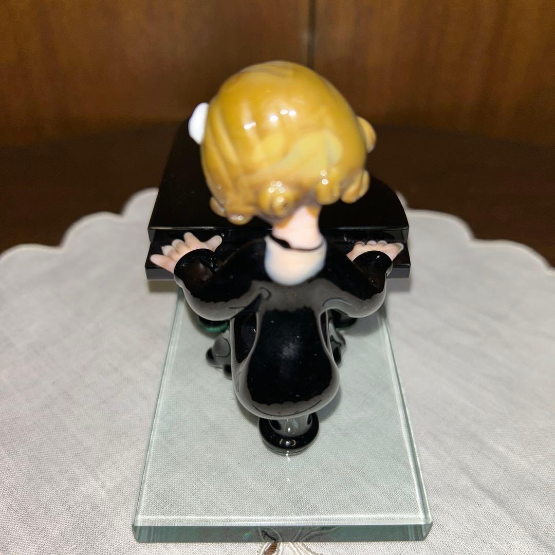 稀少　ビンテージＪ.Mares チェコ ボヘミアンガラス　ピアノ演奏者