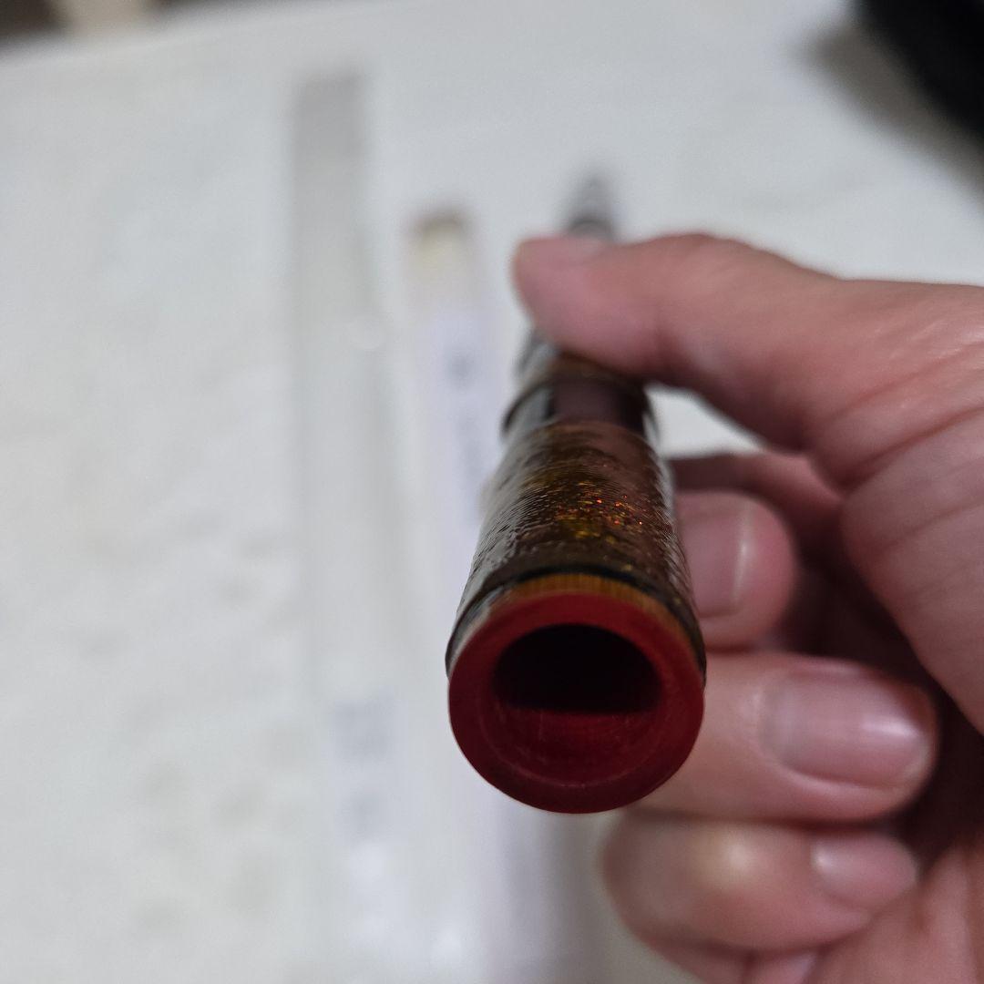 石見神楽を奏でる篠笛　父の手作り