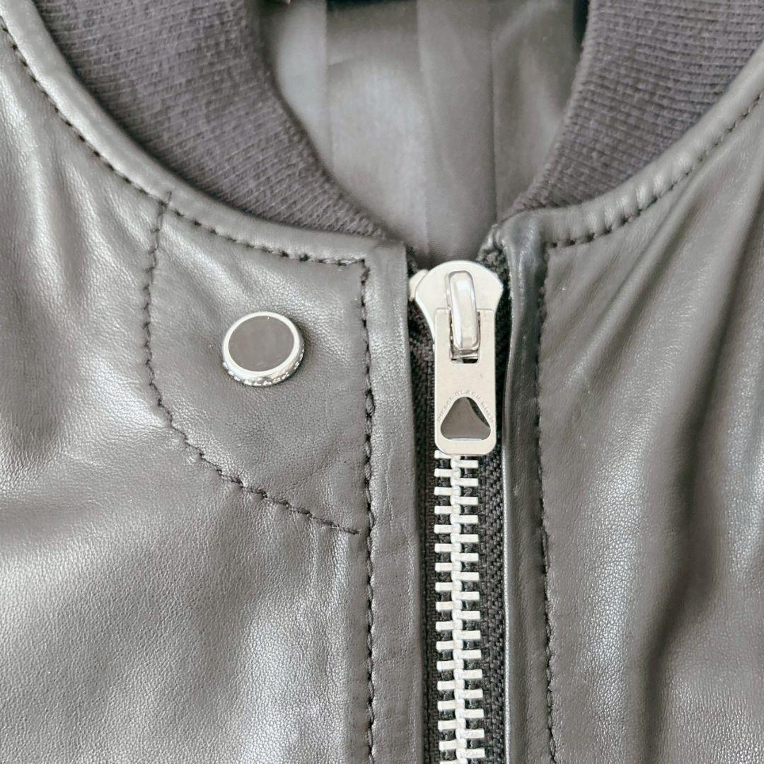 DIESEL BLACK GOLD 44 レザートラックジャケット ライダース