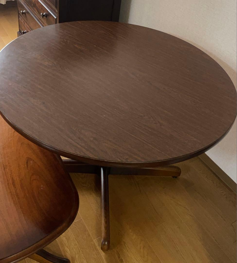 飛騨産業 キツツキマーク ダイニングテーブル 丸テーブル ラウンドテーブル