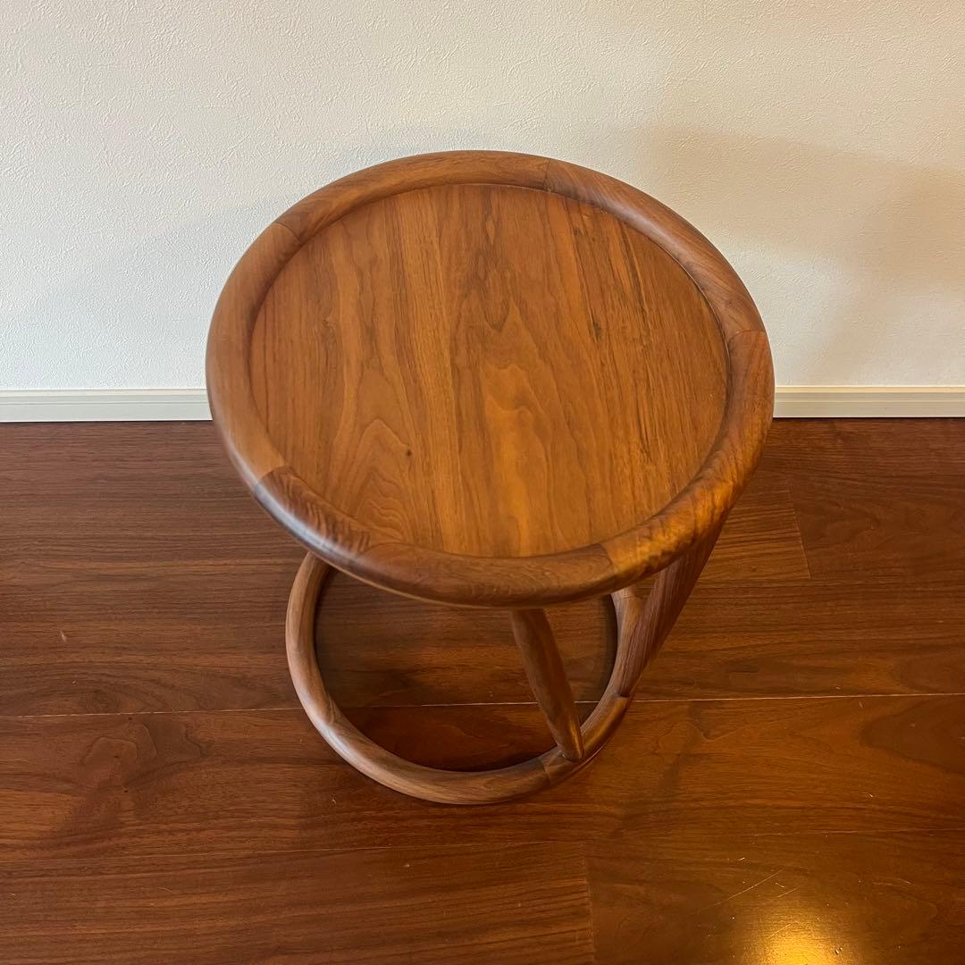 amocc nyubel サイドテーブル ウォールナット