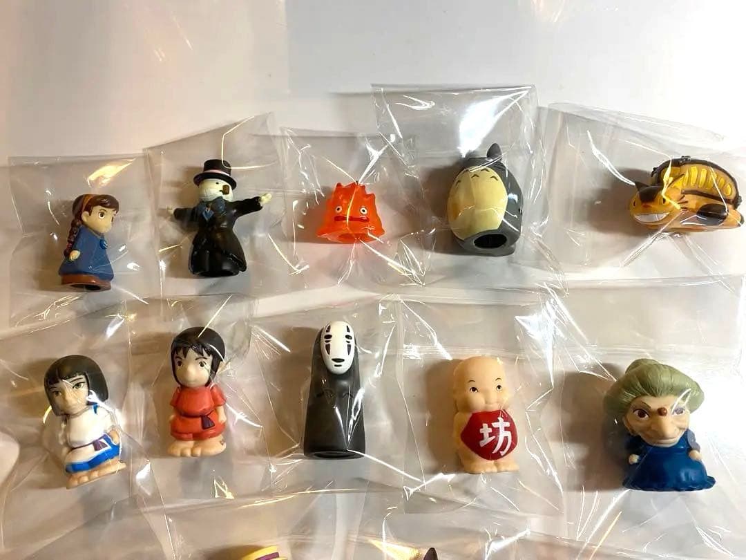 希少！スタジオジブリ 14体、指人形、ソフビ、フィギュア セットまとめ売り美品！