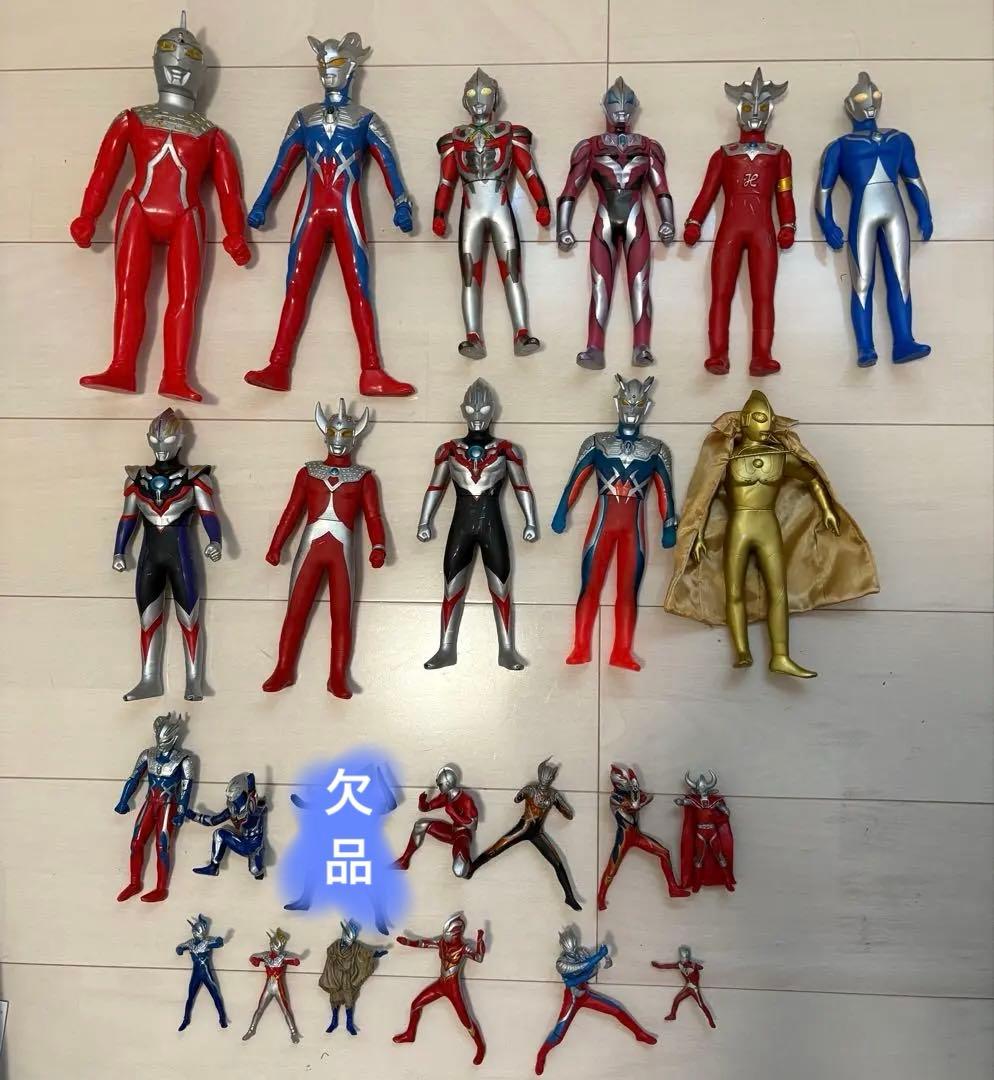 ウルトラマンソフビまとめ売り！170体、SHF、ビッグ入り！