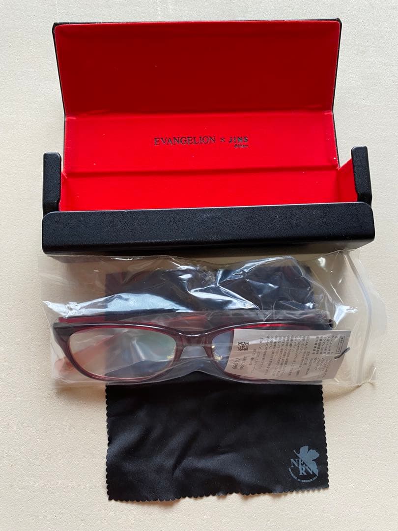 新品未使用　エヴァンゲリオン✖️JINSコラボ 綾波レイモデルのみ　紺