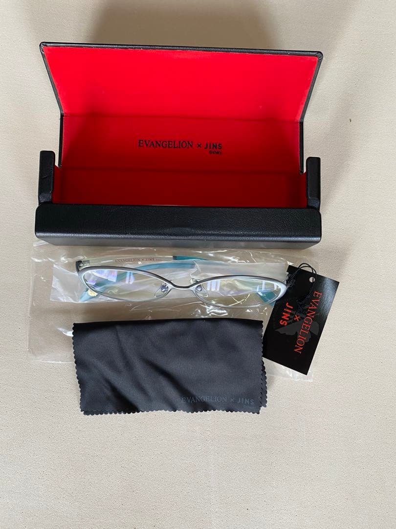 新品未使用　エヴァンゲリオン✖️JINSコラボ 綾波レイモデルのみ　紺