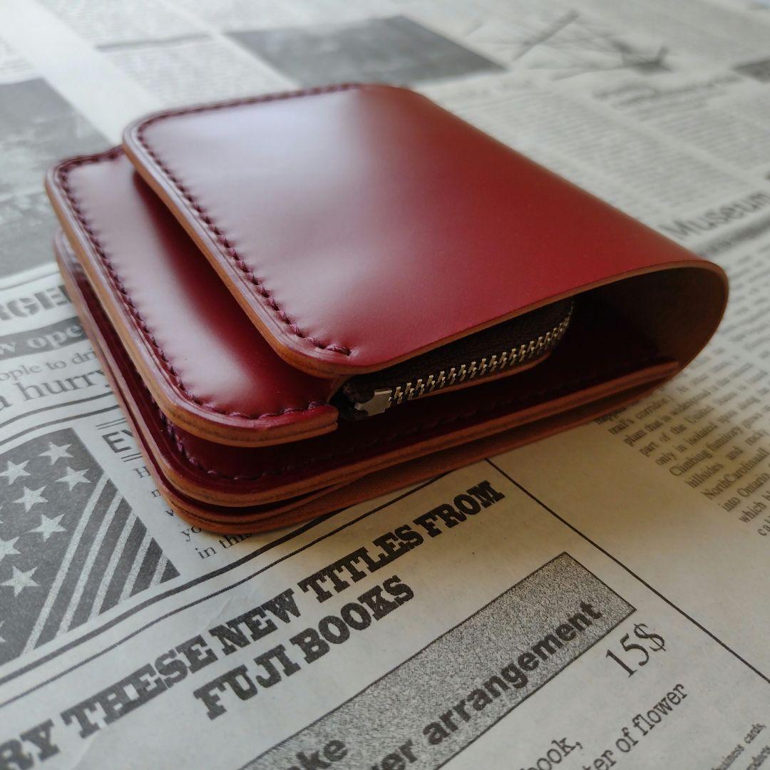 やや訳あり　総コードバン　ショートトラッカー　ウォレット