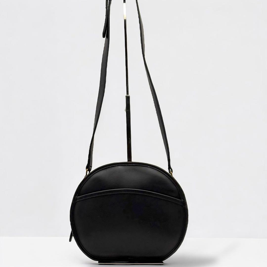 バッグ Vintage Coach Shoulder Bag Leather Black