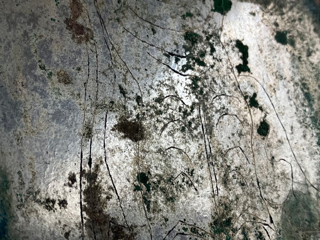 【平安〜院政期 銀張り線刻仏板11〜12世紀頃】骨董アンティーク美術芸術金工工芸