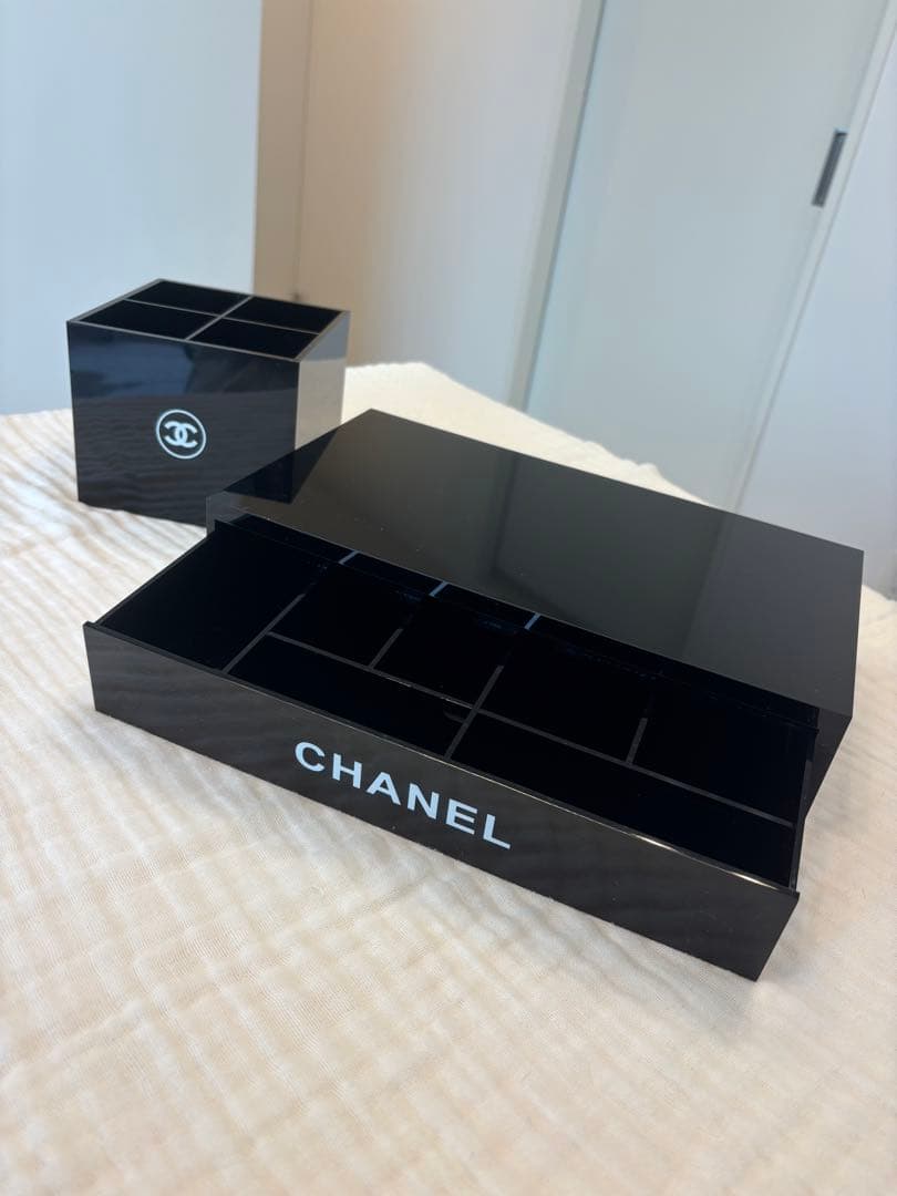 CHANEL 化粧品収納ボックスセット 黒　ノベルティー　非売品
