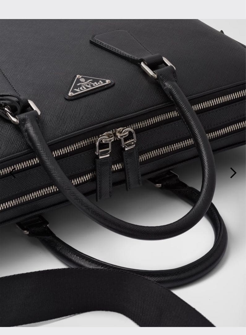 本日限定　未使用近い ビジネスバッグ　サフィアーノ　プラダ　保証書