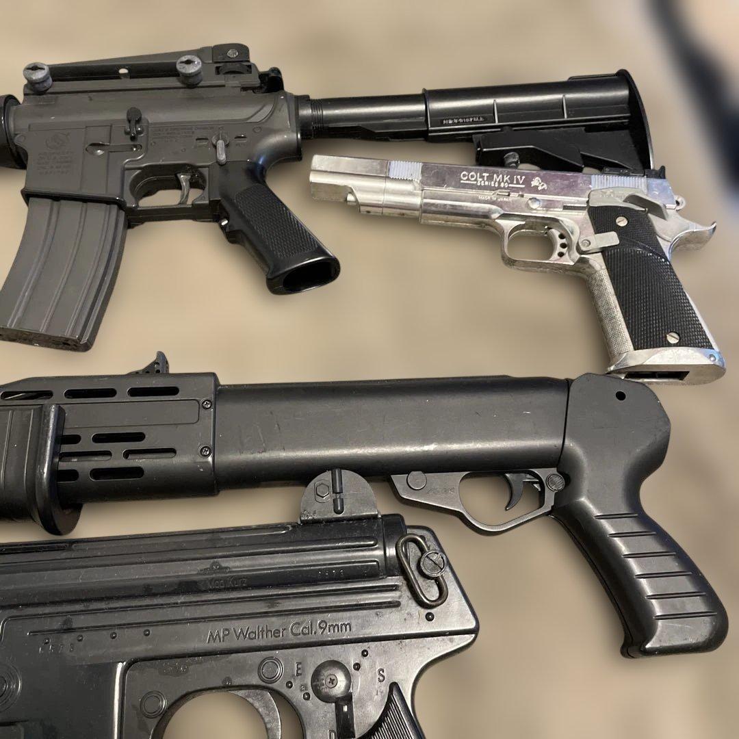 モデルガン　エアガン 5本セット ブラック