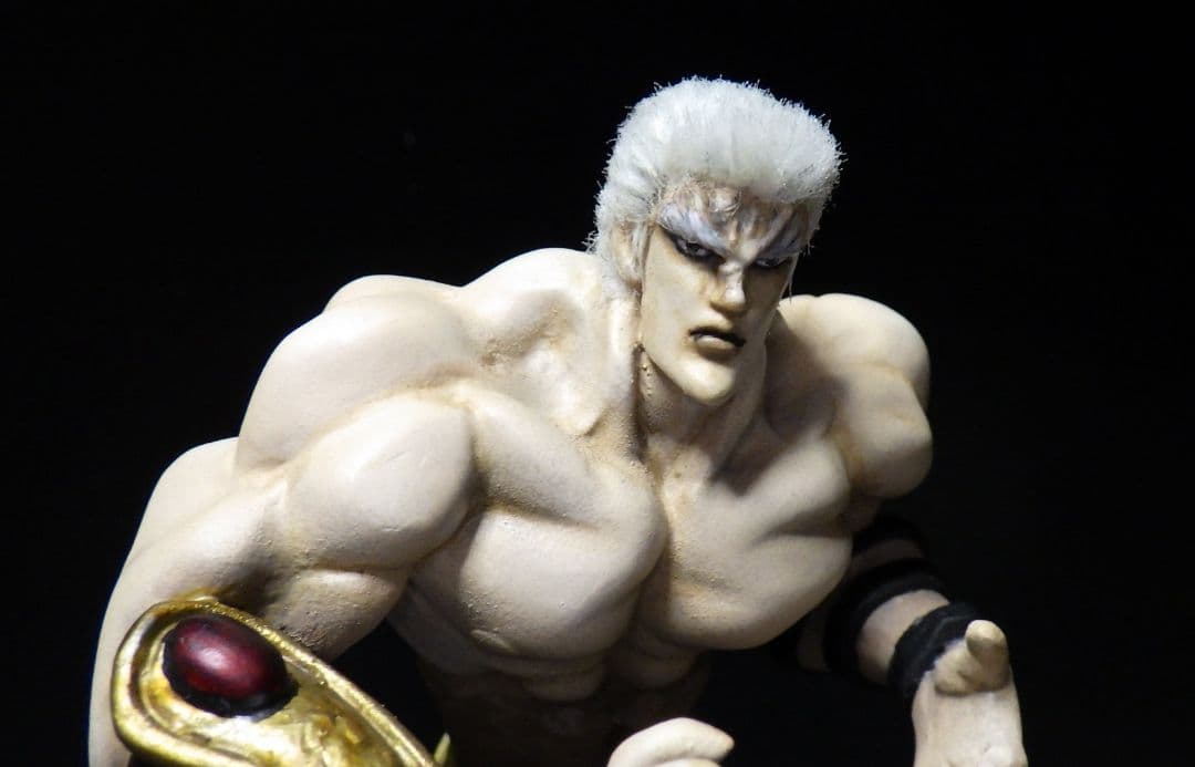 海洋堂　北斗の拳　ラオウ1/12 ガレージキット完成品　プラモデル