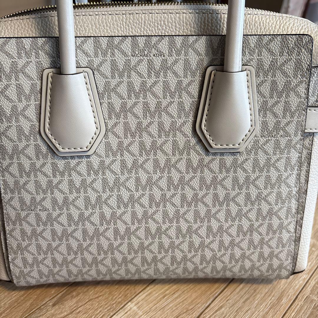 MICHAEL KORS ライトグレー ショルダーバッグ美品