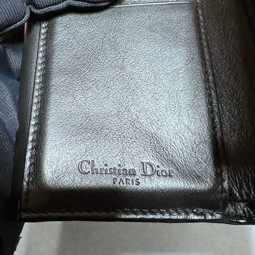 ＊Lady Dior＊ディオール＊エナメル＊ロータスウォレット＊カナージュ