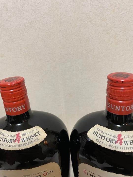 サントリー ウイスキー オールド OLD 伊勢海老，鯛两本