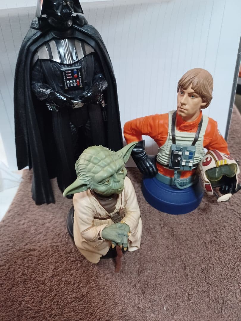 ダース・ベイダー、ヨーダ、ルーク・スカイウォーカー　フィギュア3点セット