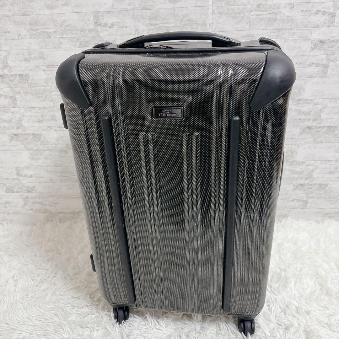 希少　テットオム　スーツケース　キャリーケース　ブラック（カーボン）