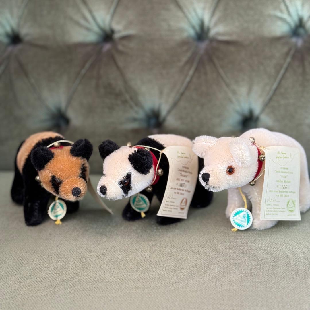 ハーマン　パンダ、ホッキョクグマ3匹セット