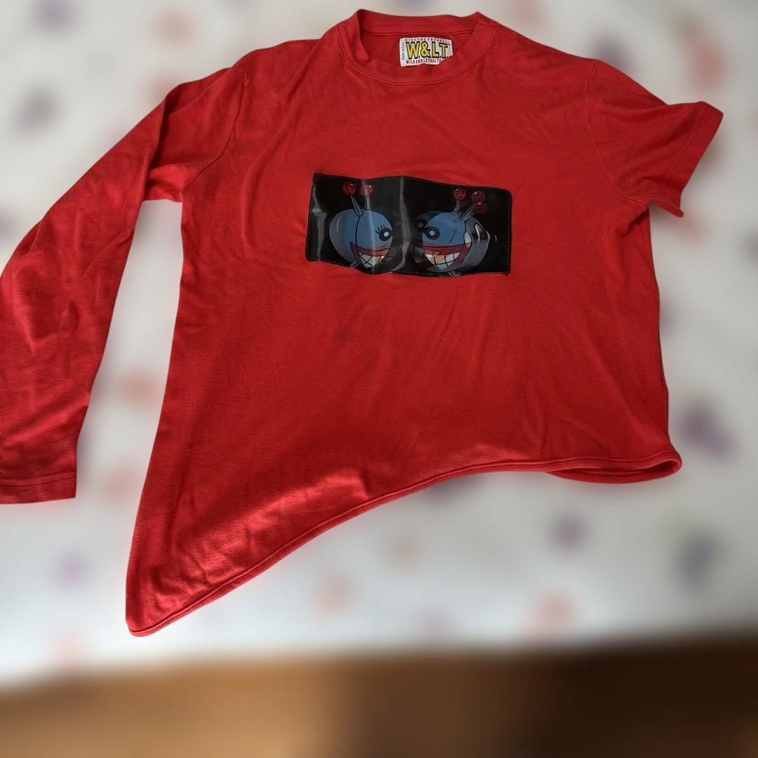 W&LT パクパクくん Tシャツ レッド