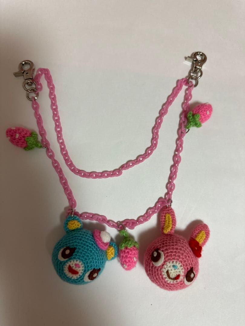 メゾピアノ　ミミポポ　ストラップ　mezzopiano 平成レトロ　ベリエ