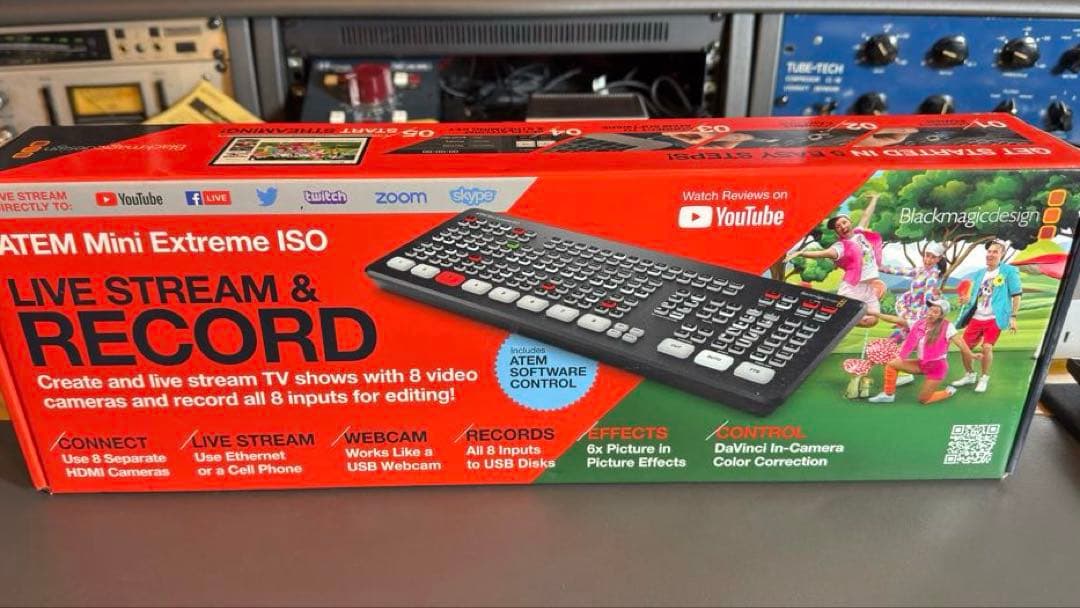 ATEM Mini Extreme ISO ライブストリーミング機器