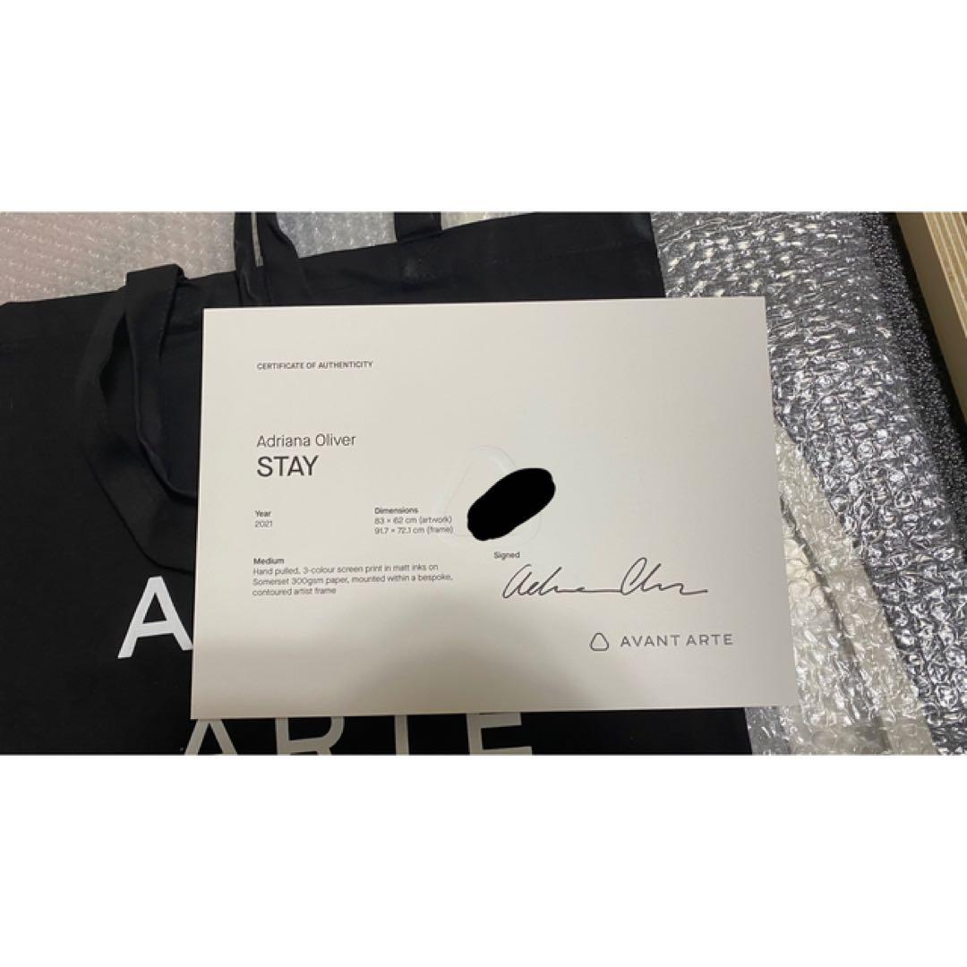 【額装済】貴重　Adriana Oliver stay ed75