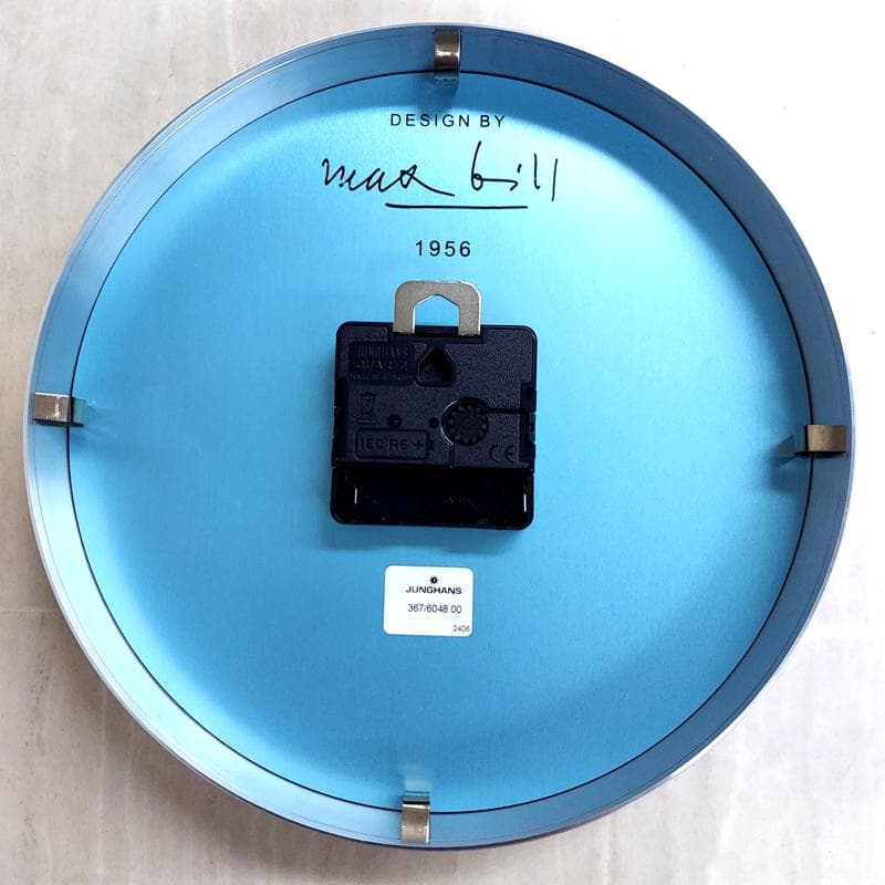 ユンハンス　JUNGHANS　掛け時計 　マックスビル　22cm　アラビア数字
