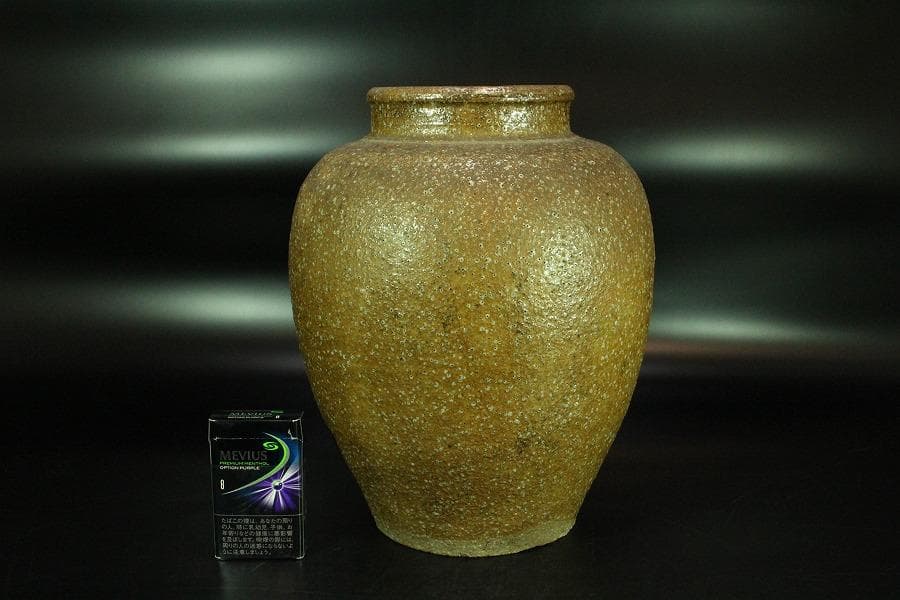 古い 信楽 茶壷 六古窯(K-XA846)