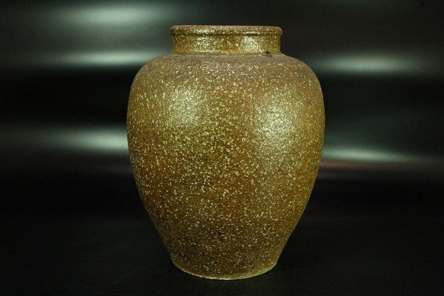 古い 信楽 茶壷 六古窯(K-XA846)