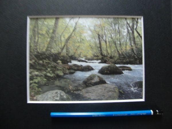 居島 春生 【優しさへの想い】 希少画集画、状態良好、新品高級額装付