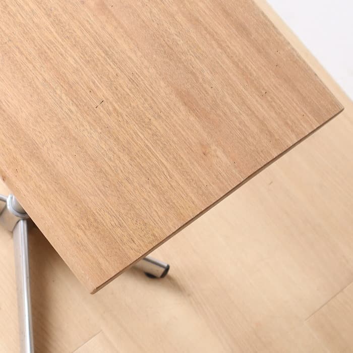 サイドテーブル レトロ 古家具 古材 ラワン天板 無垢材 木製 カフェ