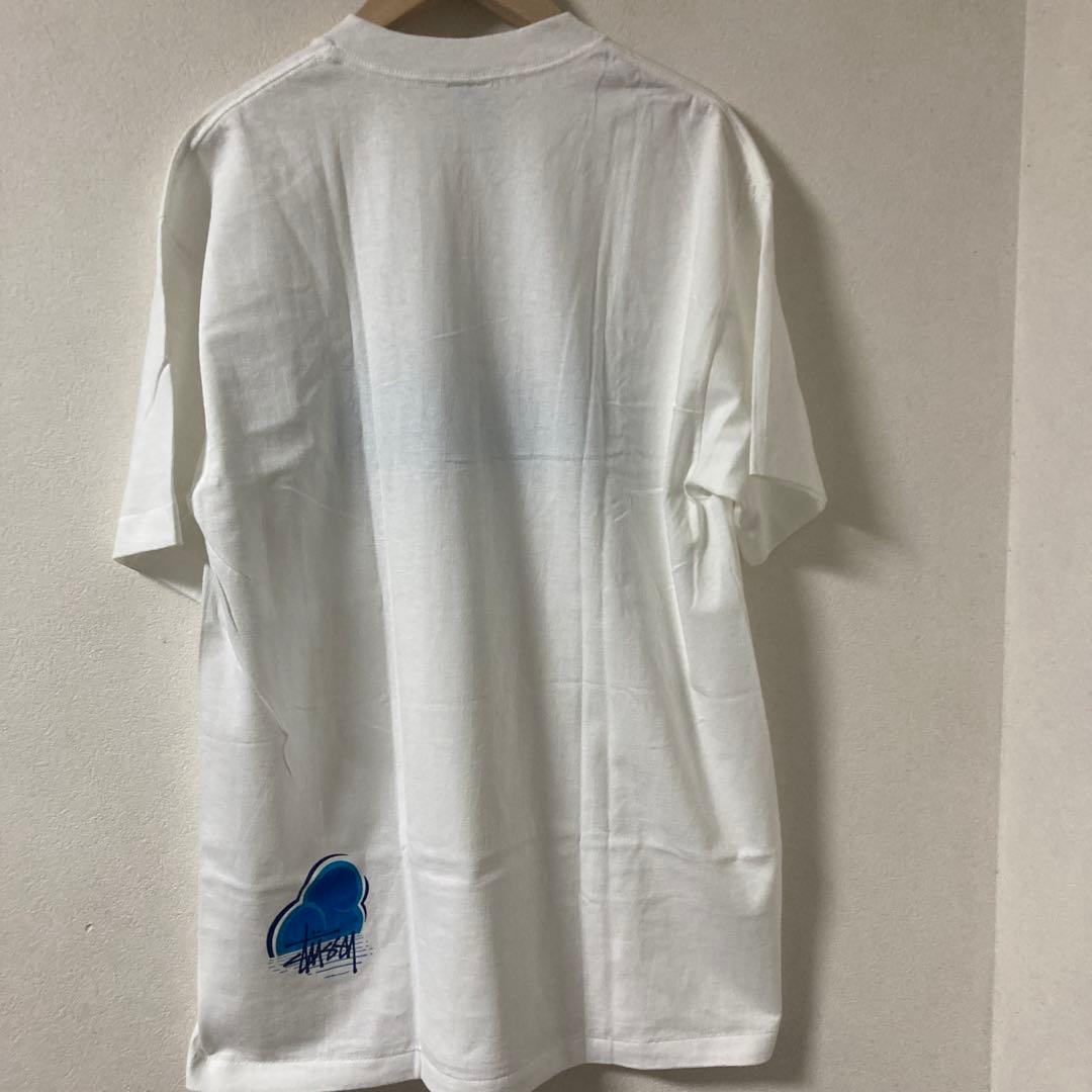 ステューシー tシャツ 銀タグ usa製 Lサイズ シングルステッチ 00s